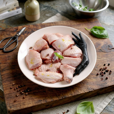 台東鹿野放山土雞切塊4包組(約2斤/包)