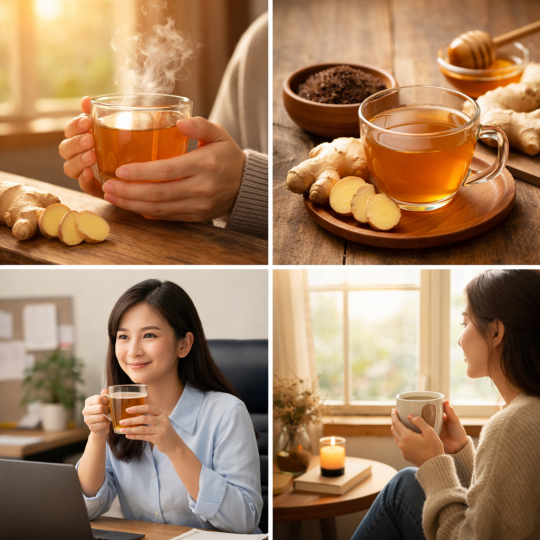 熱薑茶如何幫助調節生理機能