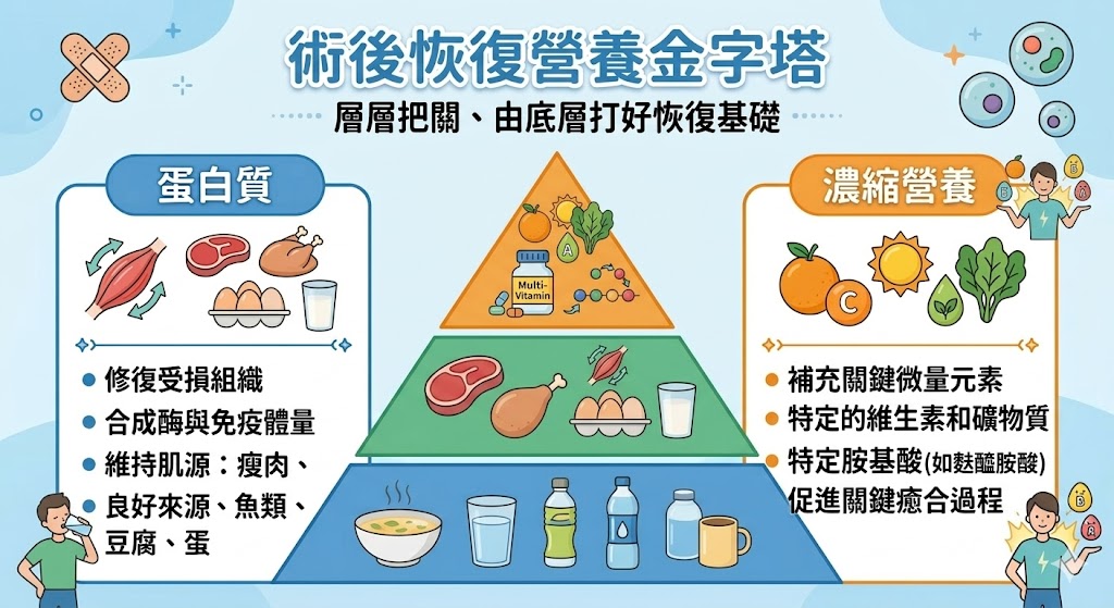 術後恢復營養金字塔