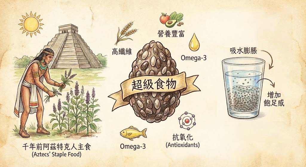 阿茲提克人將奇亞籽視為超級食物