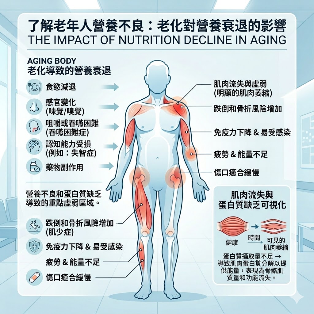 老人營養不良對身體的影響