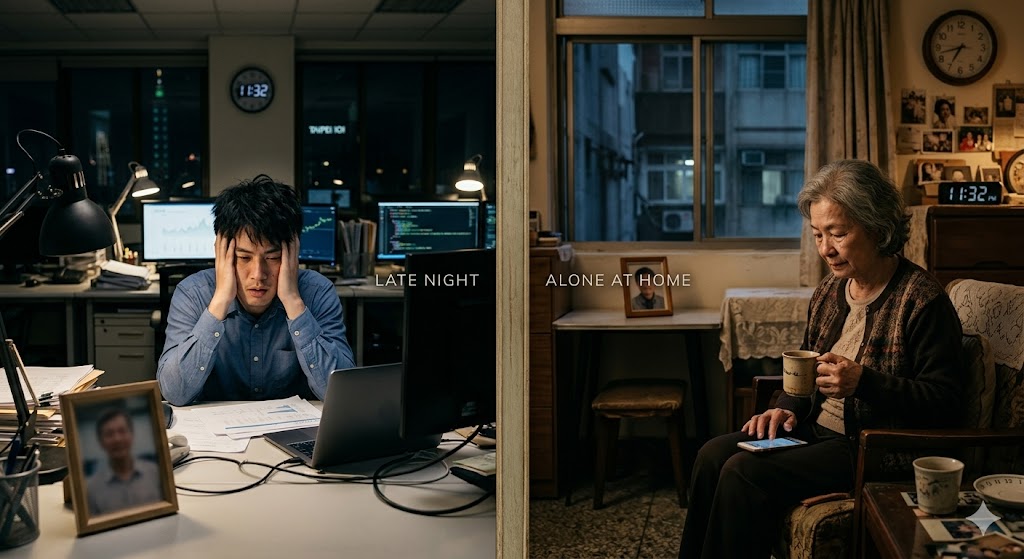 兩代之間 各自生活