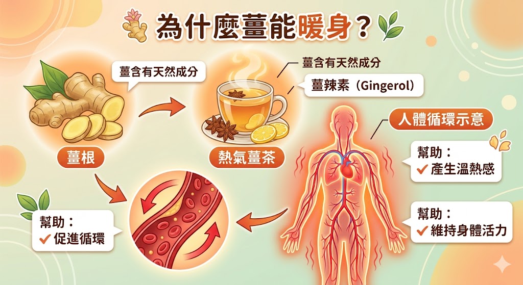 為什麼薑能暖身